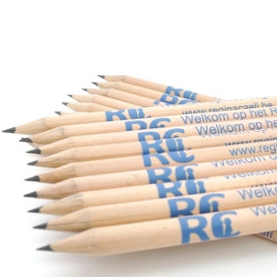 Crayon avec gomme, rond - FSC 100%